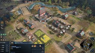 Age of Empires IV  GameplayWalkthrough  The Mongol Empire 1268 Blockade at Lumen Shan [upl. by Nitsed]