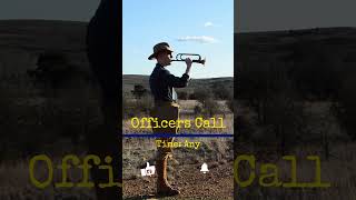 US Army Bugle Call Officers Call [upl. by Eirruc]