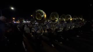 Southern University Marching Band in the Krewe of Poseidon [upl. by Cohl]