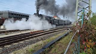 Sonderzug verlässt Bahnhof Nördlingen [upl. by Htedirem]