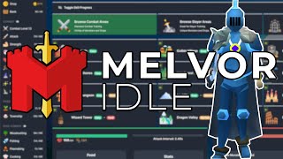 JAGEXS OTHER GAME  Melvor Idle First Impressions [upl. by Lasley827]