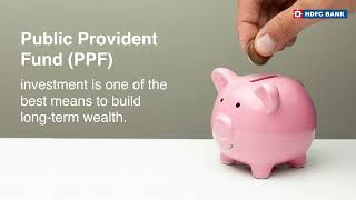 Know The Steps To invest In Public Provident Fund PPF Online  HDFC Bank [upl. by Gnet]