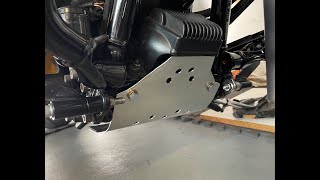 Handmade SKID Plate HD Street Glide [upl. by Nolur]