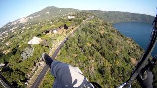 Parapendio Lago di Castel Gandolfo  Castelli Romani [upl. by Coates]