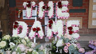 Barbara Windsors funeral attended by family and friends including David Walliams and Matt Lucas [upl. by Onit174]