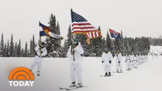 Meet The Skiing Soldiers Of The 10th Mountain Division  TODAY [upl. by Pradeep]