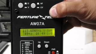 Analizador de Antena Feature Tech AW07A Antenna analyzer AKA MFJ266 [upl. by Aloz591]