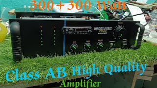 Class AB Amplifier300300 Watt RMS AmplifierStereo Amplifier For Home [upl. by Atinid]