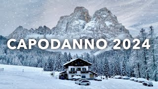 CAPODANNO 2024 ai piedi del PELMO  Invernale del Rifugio Venezia  Rifugio Aquileia  Dolomiti 4K [upl. by Bertasi309]