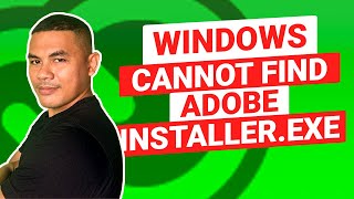 How to fix windows cannot find Adobe Installer with Hindi subtitle [upl. by Idoc489]