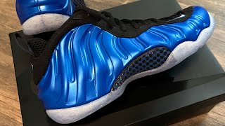 Nike Air Foamposite One Retro 2024 Dark Neon Royal Penny [upl. by Bate]