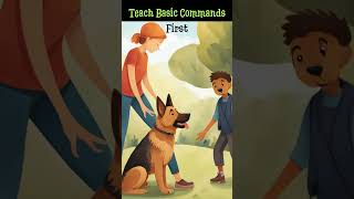 German Shepherd  Teach Basic Commands First  Fact shorts [upl. by Akenor367]