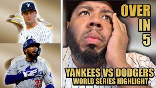 THEY IMPLODED ITS OVER IN 5  YANKEES LOSE TO DODGERS 2024 WORLD SERIES REACTION [upl. by Adierf57]