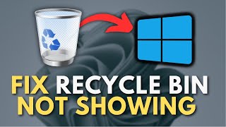 Recycle Bin Not Showing on Desktop Windows 11 [upl. by Haugen448]