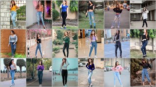 New Pose IdeasGirls Jeans Top PosesGirls Photo Poses IdeasJeans Photography For GirlsJeans Top [upl. by Chrissie]