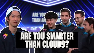 Blaber takes on his ENTIRE Cloud9 Team  Are You Smarter Than ft Cloud9 [upl. by Annahsor]