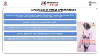 Westernisation and Sanskritisation [upl. by Anelagna]