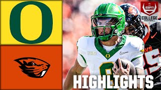 Oregon Ducks vs Oregon State Beavers  Full Game Highlights  ESPN College Football [upl. by Rakabuba]