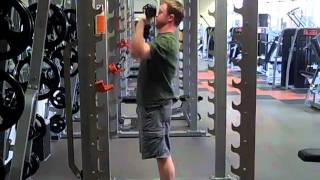 Overhead Press Bad Example [upl. by Esej]