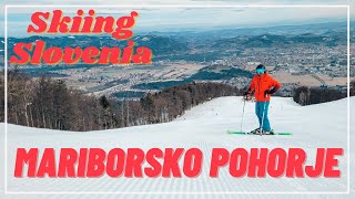 Skiing on Mariborsko Pohorje the best ski resort in Slovenia [upl. by Leksehcey]