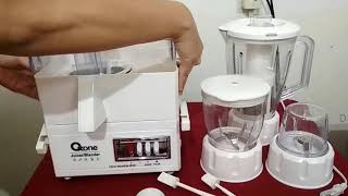 OXONE 4 IN 1 JUICER AND BLENDER OX867 [upl. by Aleahcim468]