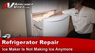 Whirlpool Refrigerator Repair  Not Making Ice  WRF560SEXW00 [upl. by Mimajneb888]