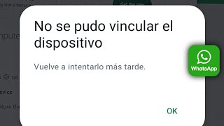 Whatsapp Plus No Vincula Solución ✅ Whatsapp Plus Ultima versión No se pudo vincular el dispositivo [upl. by Brag]