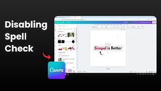 How to Turn Off Spell Check in Canva [upl. by Candra116]