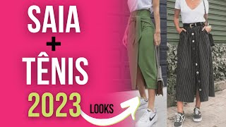 SAIA COM TÊNIS  12 Looks maravilhosos para o seu estilo [upl. by Annekcm]