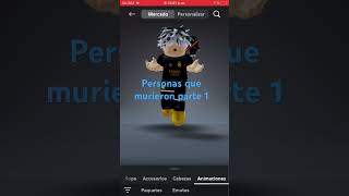 Personas que murieron en roblox 0 [upl. by Elijah]