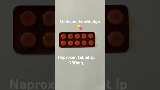 Naproxen tablet ip 250mg Used as pain killer [upl. by Ettenajna311]