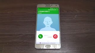 Samsung Galaxy A7 2015 Incoming Call [upl. by Yanad]