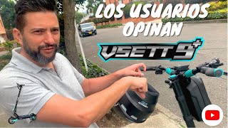 LOS USUARIOS OPINAN SOBRE LA VSETT 9 patinetaselectricas scooters vsett9 [upl. by Llenna]