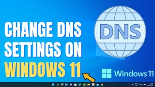 How to Change DNS Settings on Windows 11  Change the DNS Server [upl. by Phares780]