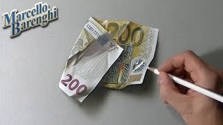 How to draw a 200 euro banknote [upl. by Ern]