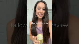 Tallow Skincare Review beeftallow tallow skincaretips [upl. by Denman]