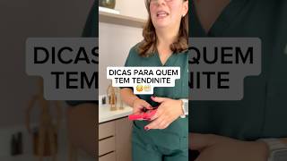 DICAS PARA TENDINITE [upl. by Aradnahc655]