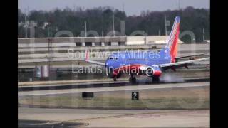 First Southwest Airlines Flight Touches Down in Atlanta [upl. by Gretel]