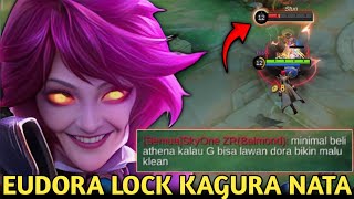 EUDORA LOCK 2 HERO COUNTERNYA SEKALIGUS KAGURA amp NATALIA SAMPE DISURUH BELI ATHENA AUTO MALU MLBB [upl. by Anaya]