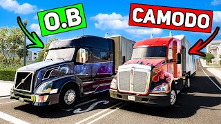 We Drove ACROSS COUNTRY to Deliver Freight  American Truck Simulator [upl. by Anyr899]