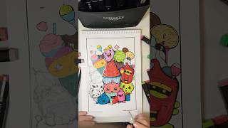 Candy crush part 4 art candy colors sweets drawing diy artandcraft [upl. by Leidag]