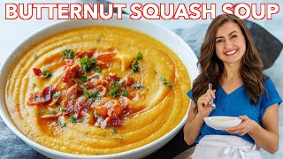 Creamy Butternut Squash Soup [upl. by Illyes]