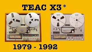 TEAC’s enduring budget reeltoreels  the X3 series [upl. by Cresida941]