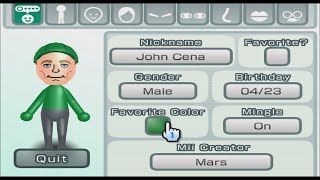 John Cena  Mii 2523 [upl. by Kopp37]