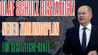 Aktuelle Änderungen zur gesetzlichen Rente Zahlungsplan und Auswirkungen der Lebenshaltungskosten [upl. by Anerak]