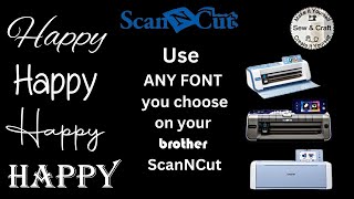 Mastering ScanNCut Fonts Elevate Your Crafting Game to the Next Level [upl. by Lemart]