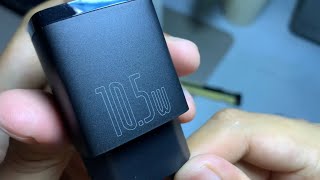 Unboxing Baseus Dual Port 105W  Acome Lightning amp Vention Type C VLite Cable [upl. by Cathi]