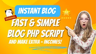 Instant Blog  Fast amp Simple Blog Php Script  CodeCanyon [upl. by Yrokcaz255]