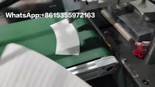 Paper fan embossing machine customized 纸片压纹机embossingpaperPaperCupMachine [upl. by Maurilia]