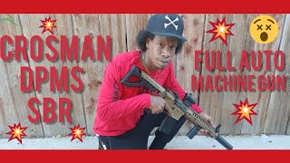 Crosman DPMS SBR full auto airgun review [upl. by Ayin]